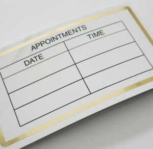 business card size