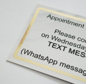 business card size